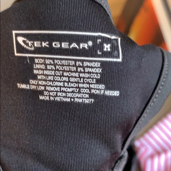 Tek gear black workout top - Picture 3 of 4